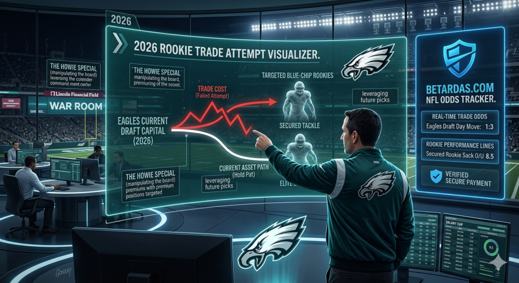 Eagles Rookie Trade Attempt (2026): Inside Howie Roseman’s Strategy eagles rookie trade attempt