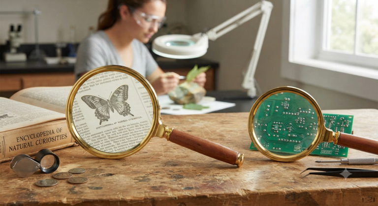 what is a magnifying glass used for